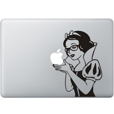 Sneeuwwitje Hipster MacBook Sticker
